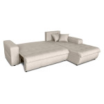Paris Prix Canapé D'Angle Droit Convertible "Liace" 242cm Beige