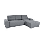 Paris Prix Canapé D'Angle Droit Convertible "Mitchel" 270cm Gris
