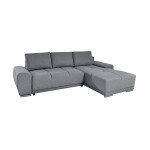 Paris Prix Canapé D'Angle Droit Convertible "Mitchel" 270cm Gris