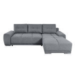 paris prix Canapé d'Angle Droit Convertible "Mitchel" 270cm Gris