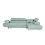 paris prix Canapé d'Angle Droit Convertible "Noma" 271cm Bleu Clair