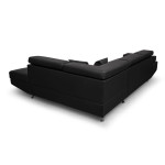 Paris Prix Canapé D'Angle Droit Convertible "Noma" 271cm Noir