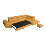 Paris Prix Canapé D'Angle Droit Convertible "Noma" 271cm Ocre