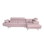 paris prix Canapé d'Angle Droit Convertible "Noma" 271cm Vieux Rose