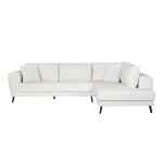 paris prix Canapé d'Angle Droit Convertible "Pinayo" 304cm Blanc