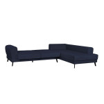 Paris Prix Canapé D'Angle Droit Convertible "Pinayo" 304cm Bleu Foncé