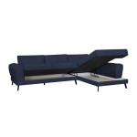 Paris Prix Canapé D'Angle Droit Convertible "Pinayo" 304cm Bleu Foncé