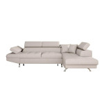 paris prix Canapé d'Angle Droit Convertible "Tyma" 271cm Beige