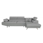 paris prix Canapé d'Angle Droit Convertible "Tyma" 271cm Gris Clair