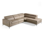 paris prix Canapé d'Angle Droit en Cuir "Relax" 295cm Beige