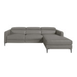 paris prix Canapé d'Angle Droit Relax "Dannie" 258cm Gris