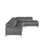 Paris Prix Canapé D'Angle Droit Relax "Kris" 295cm Gris