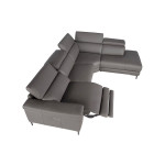 Paris Prix Canapé D'Angle Droit Relax "Kris" 295cm Gris