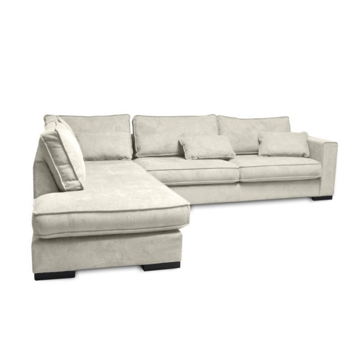 Paris Prix Canapé D'Angle Gauche "Byzance" 303cm Beige