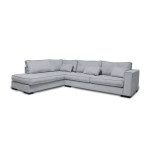 paris prix Canapé d'Angle Gauche "Byzance" 303cm Gris Clair