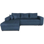 paris prix Canapé d'Angle Gauche "Celia" 242cm Bleu Pétrole