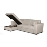 Paris Prix Canapé D'Angle Gauche Convertible "Hip" 262cm Beige