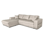 Paris Prix Canapé D'Angle Gauche Convertible "Liace" 242cm Beige
