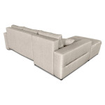 Paris Prix Canapé D'Angle Gauche Convertible "Liace" 242cm Beige