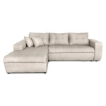 paris prix Canapé d'Angle Gauche Convertible "Liace" 242cm Beige