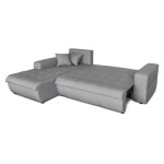 Paris Prix Canapé D'Angle Gauche Convertible "Liace" 242cm Gris