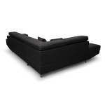 Paris Prix Canapé D'Angle Gauche Convertible "Noma" 271cm Noir