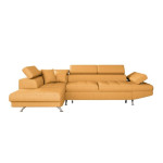 paris prix Canapé d'Angle Gauche Convertible "Noma" 271cm Ocre