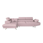 paris prix Canapé d'Angle Gauche Convertible "Noma" 271cm Vieux Rose