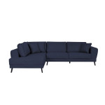 paris prix Canapé d'Angle Gauche Convertible "Pinayo" 304cm Bleu Foncé