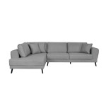 paris prix Canapé d'Angle Gauche Convertible "Pinayo" 304cm Gris Clair