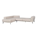 Paris Prix Canapé D'Angle Gauche Convertible "Pinayo" 304cm Naturel