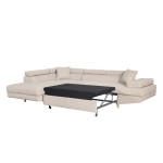 Paris Prix Canapé D'Angle Gauche Convertible "Tean" 271cm Beige