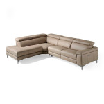 paris prix Canapé d'Angle Gauche en Cuir "Relax" 295cm Beige