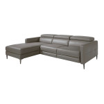 Paris Prix Canapé D'Angle Gauche Relax "Dannie" 258cm Gris