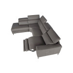 Paris Prix Canapé D'Angle Gauche Relax "Kris" 295cm Gris