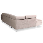 Paris Prix Canapé D'Angle Gauche "Têtière" 260cm Taupe