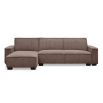 paris prix Canapé d'Angle Réversible Convertible "Hester" 293cm Taupe