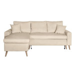 paris prix Canapé d'Angle Réversible Convertible "Koli" 227cm Beige