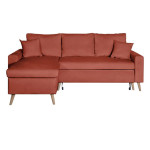 paris prix Canapé d'Angle Réversible Convertible "Koli" 227cm Brique