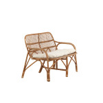 Paris Prix Canapé De Jardin 2 Places En Rotin "Nella" 130cm Naturel