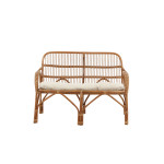 Paris Prix Canapé De Jardin 2 Places En Rotin "Nella" 130cm Naturel