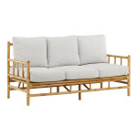 paris prix Canapé de jardin 3 Places "Cane" 180cm Naturel