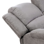 Paris Prix Canapé De Relaxation Électrique Microfibre "Ota" 193cm Gris
