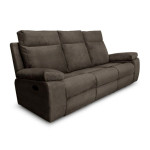 paris prix Canapé de Relaxation Électrique "Tedesco" 235cm Taupe