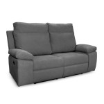 paris prix Canapé de Relaxation Manuel "Tedesco" 173cm Gris