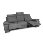Paris Prix Canapé De Relaxation Manuel "Tedesco" 235cm Gris