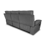 Paris Prix Canapé De Relaxation Manuel "Tedesco" 235cm Gris
