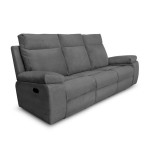 paris prix Canapé de Relaxation Manuel "Tedesco" 235cm Gris