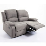 Paris Prix Canapé De Relaxation Microfibre "Polo" 143cm Gris