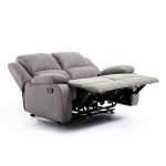 Paris Prix Canapé De Relaxation Microfibre "Polo" 143cm Gris